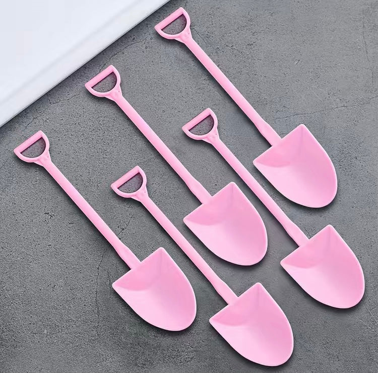 Shovel Shaped Dessert Spoons