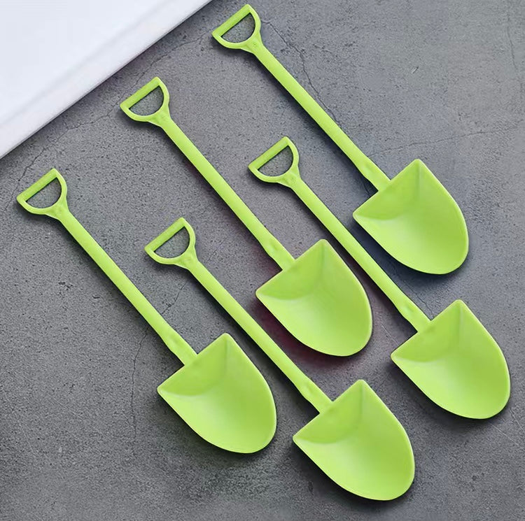 Shovel Shaped Dessert Spoons
