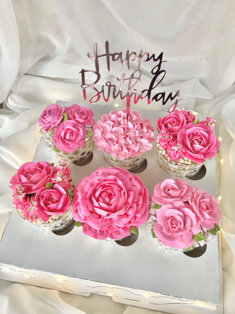 Pink Blossom Dream Cupcake Box