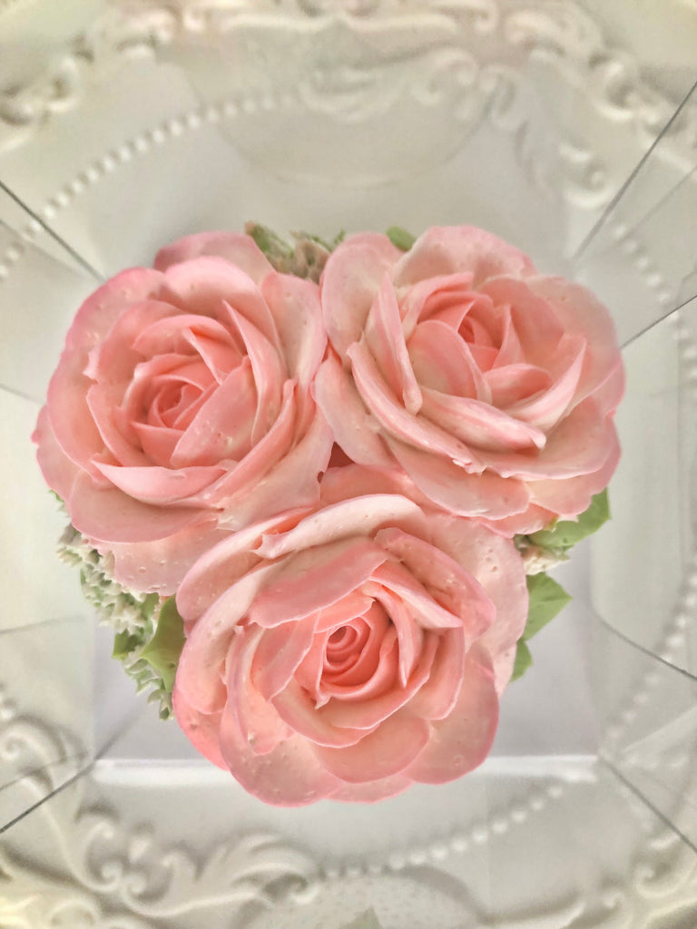 Floral Cupcake in Single Cupcake Box (min. order 6 pcs)