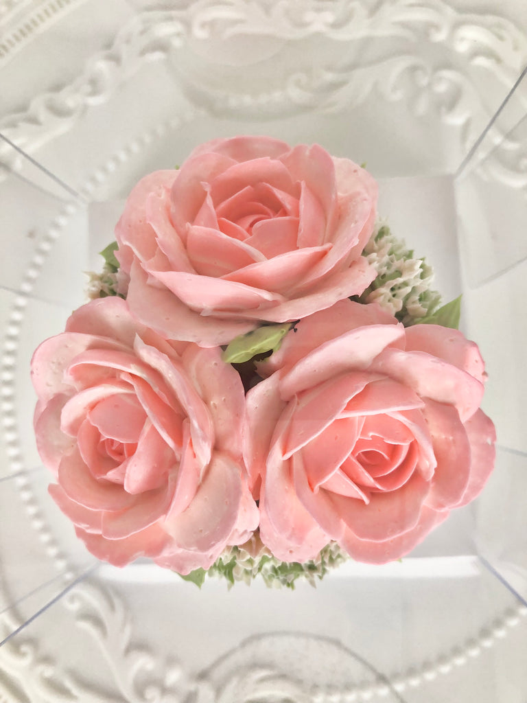 Floral Cupcake in Single Cupcake Box (min. order 6 pcs)