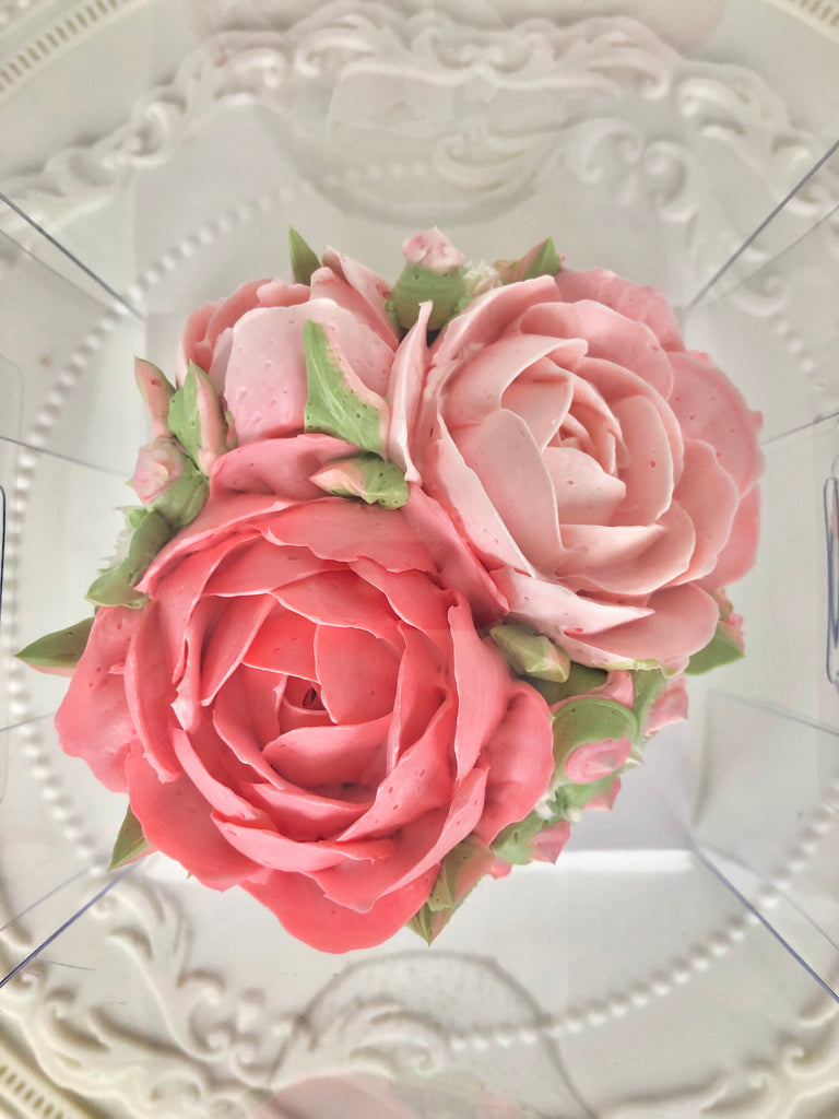 Floral Cupcake in Single Cupcake Box (min. order 6 pcs)