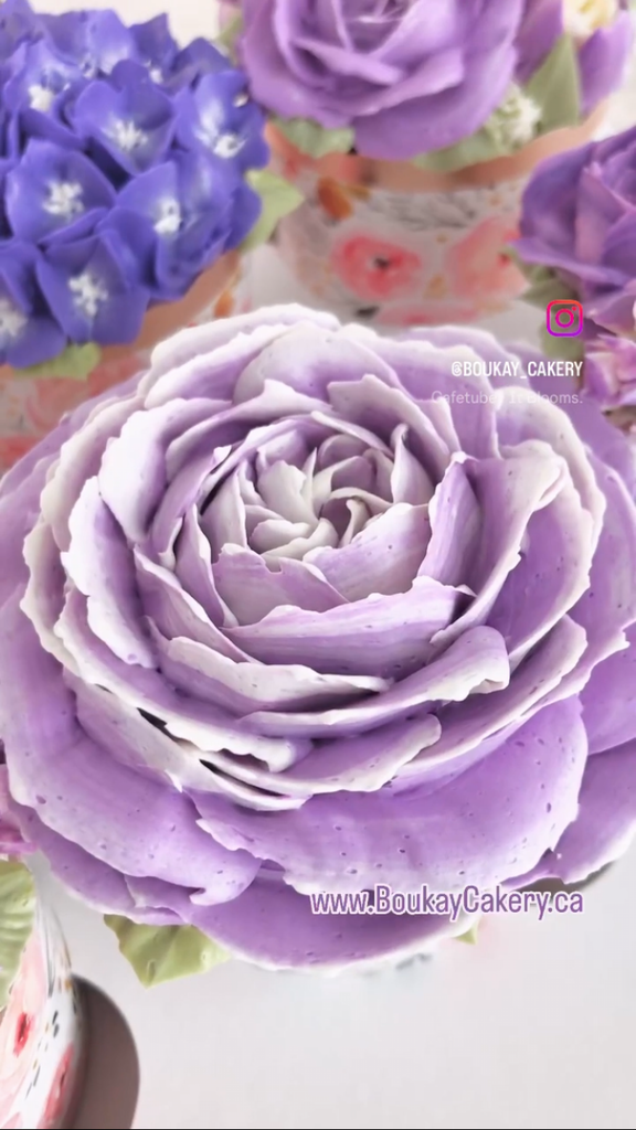 Purple Lover’s Garden Cupcake Box