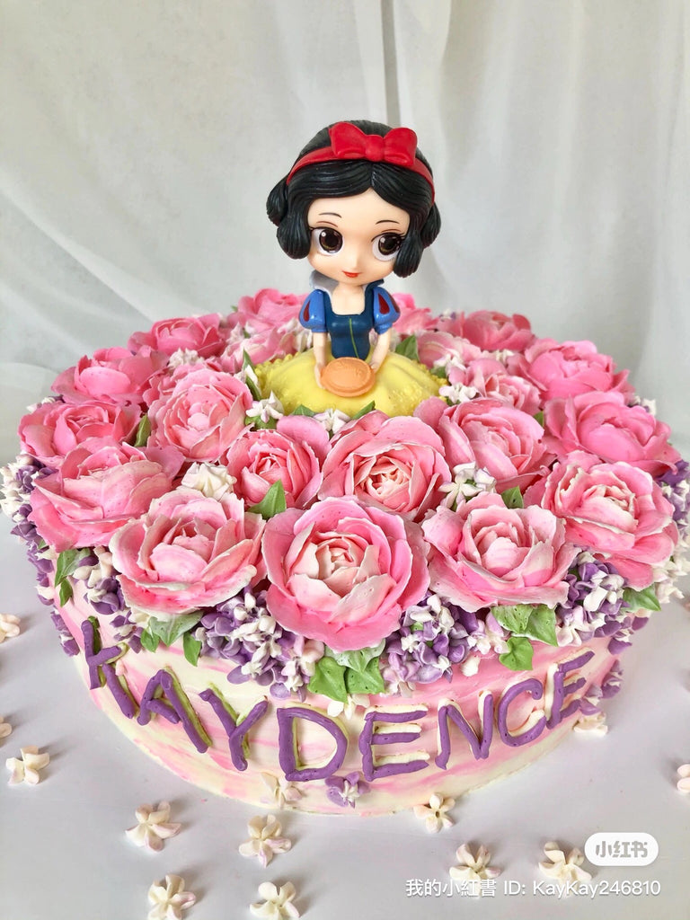 Princess Rose & Hydrangea Cake + Cupcakes Set
