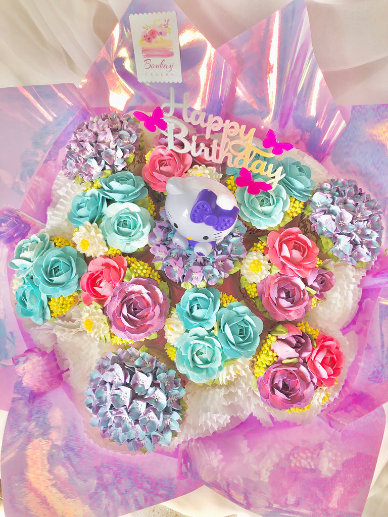 Princess Rose Garden Cupcake Bouquet