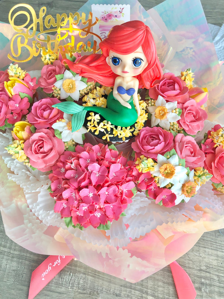 Princess Rose Garden Cupcake Bouquet