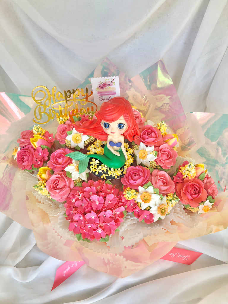 Princess Rose Garden Cupcake Bouquet
