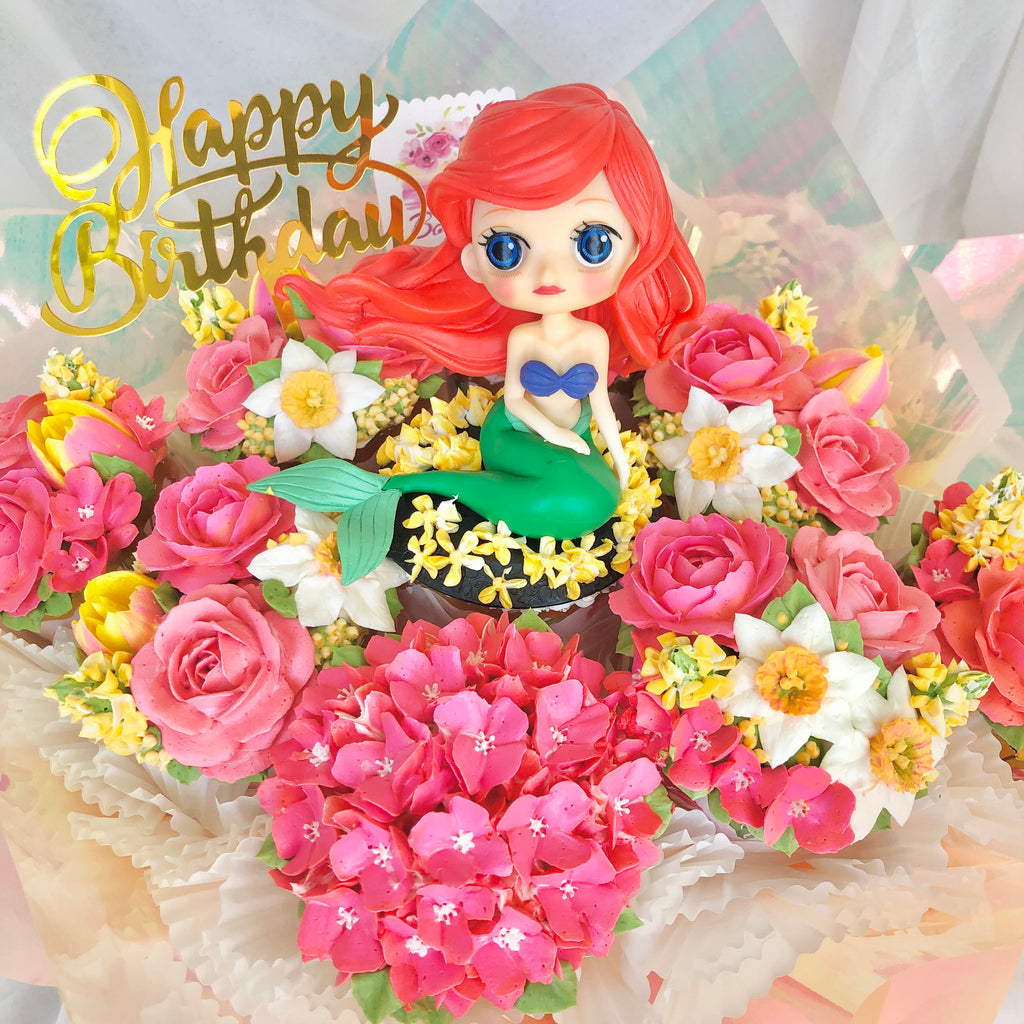 Princess Rose Garden Cupcake Bouquet