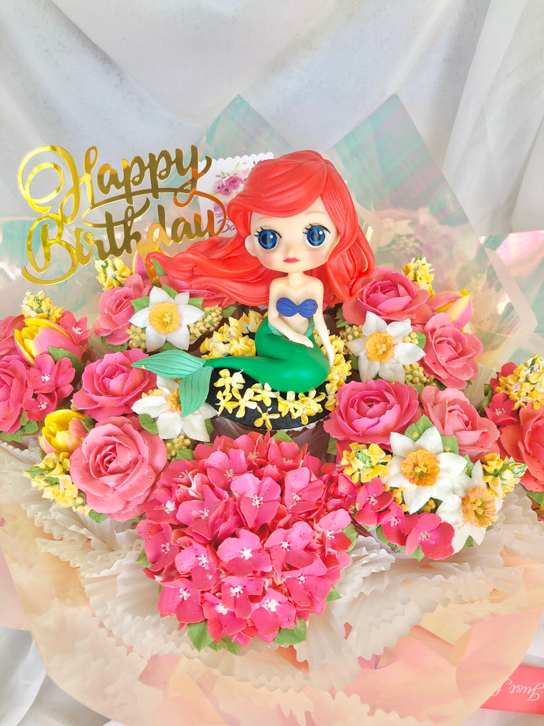 Princess Rose Garden Cupcake Bouquet