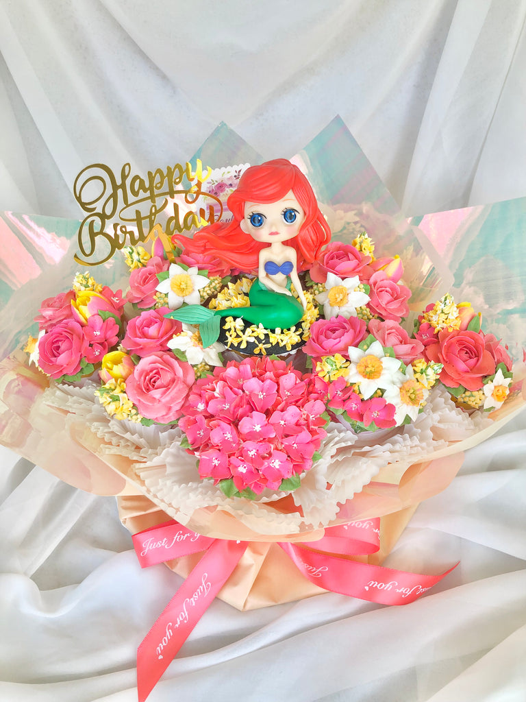 Princess Rose Garden Cupcake Bouquet