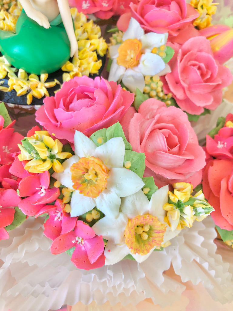 Princess Rose Garden Cupcake Bouquet