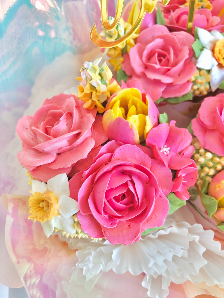 Princess Rose Garden Cupcake Bouquet