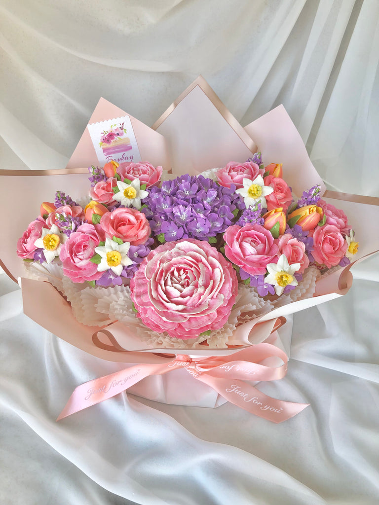 Spring Daffodils Cupcakes Bouquet