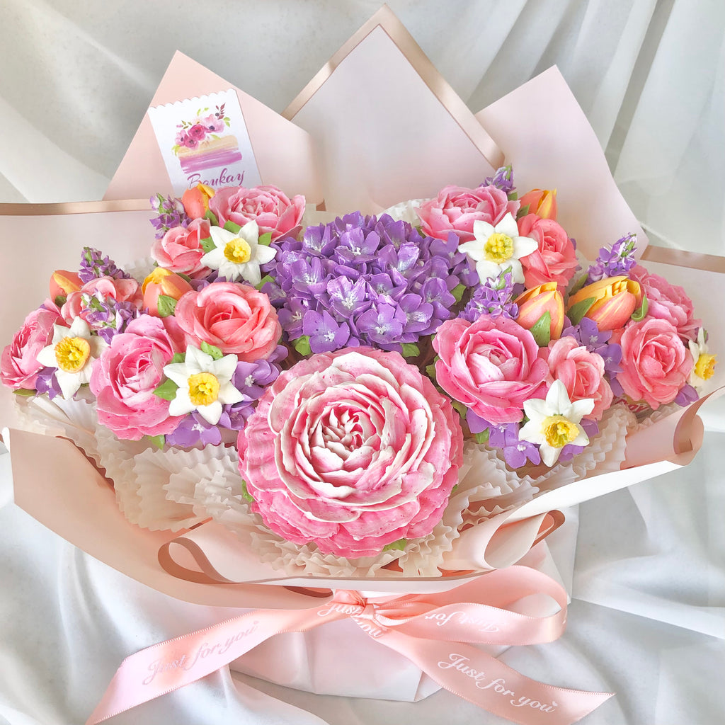 Spring Daffodils Cupcakes Bouquet