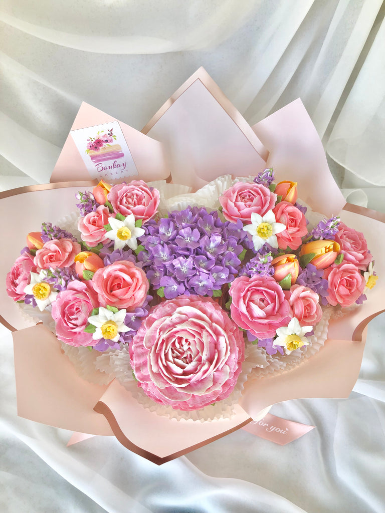 Spring Daffodils Cupcakes Bouquet