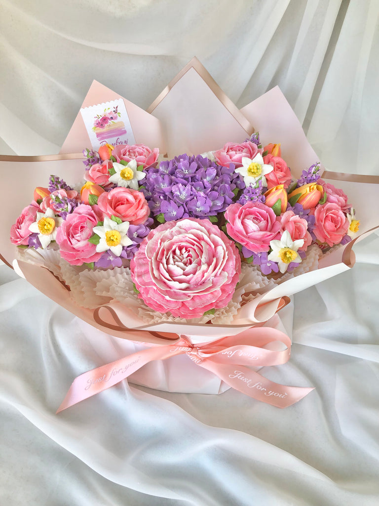 Spring Daffodils Cupcakes Bouquet