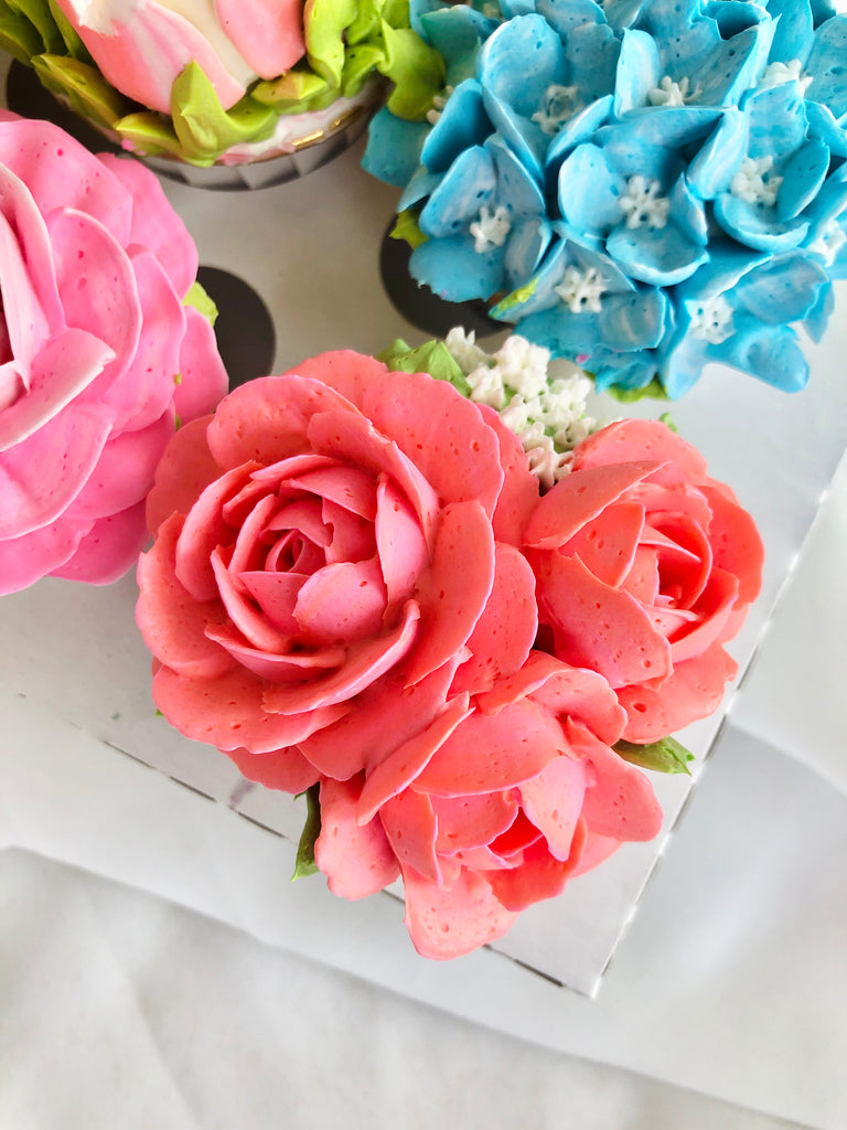 Happy Blossoms 48 Mini Cupcake Box