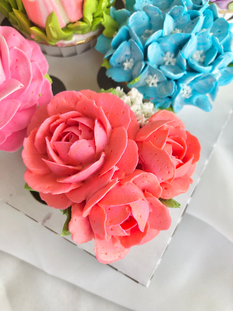 Happy Blossoms 48 Mini Cupcake Box