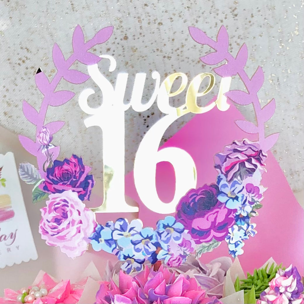 Sweet 16, 18 & 21 Cupcake Bouquet