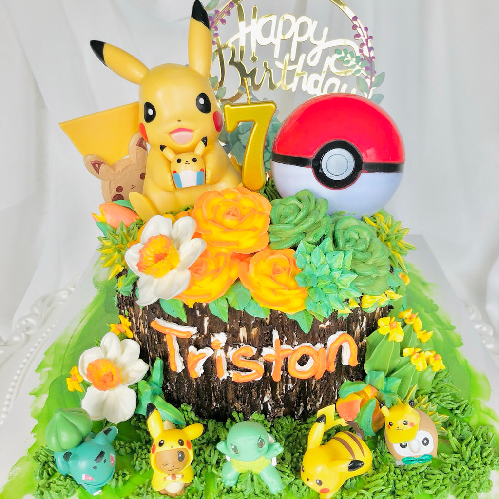 Pokémon Paradise Cake + Cupcakes Set