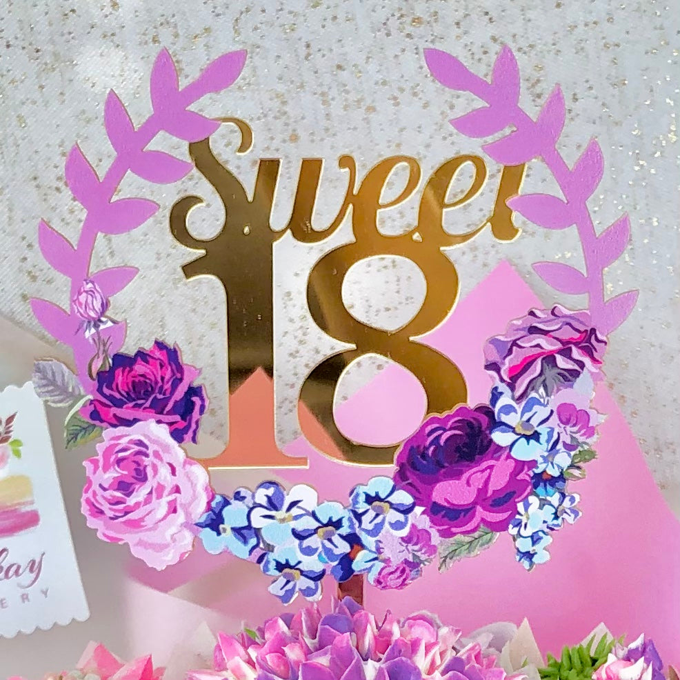 Sweet 16, 18 & 21 Cupcake Bouquet