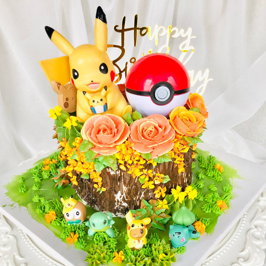 Pokémon Paradise Cake + Cupcakes Set