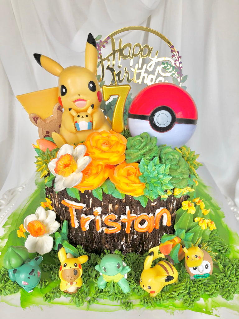 Pokémon Paradise Cake + Cupcakes Set