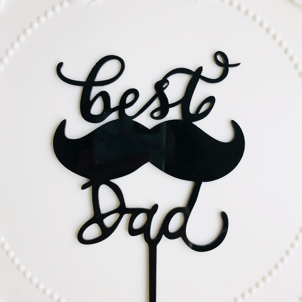 “Best DAD” Cake Topper