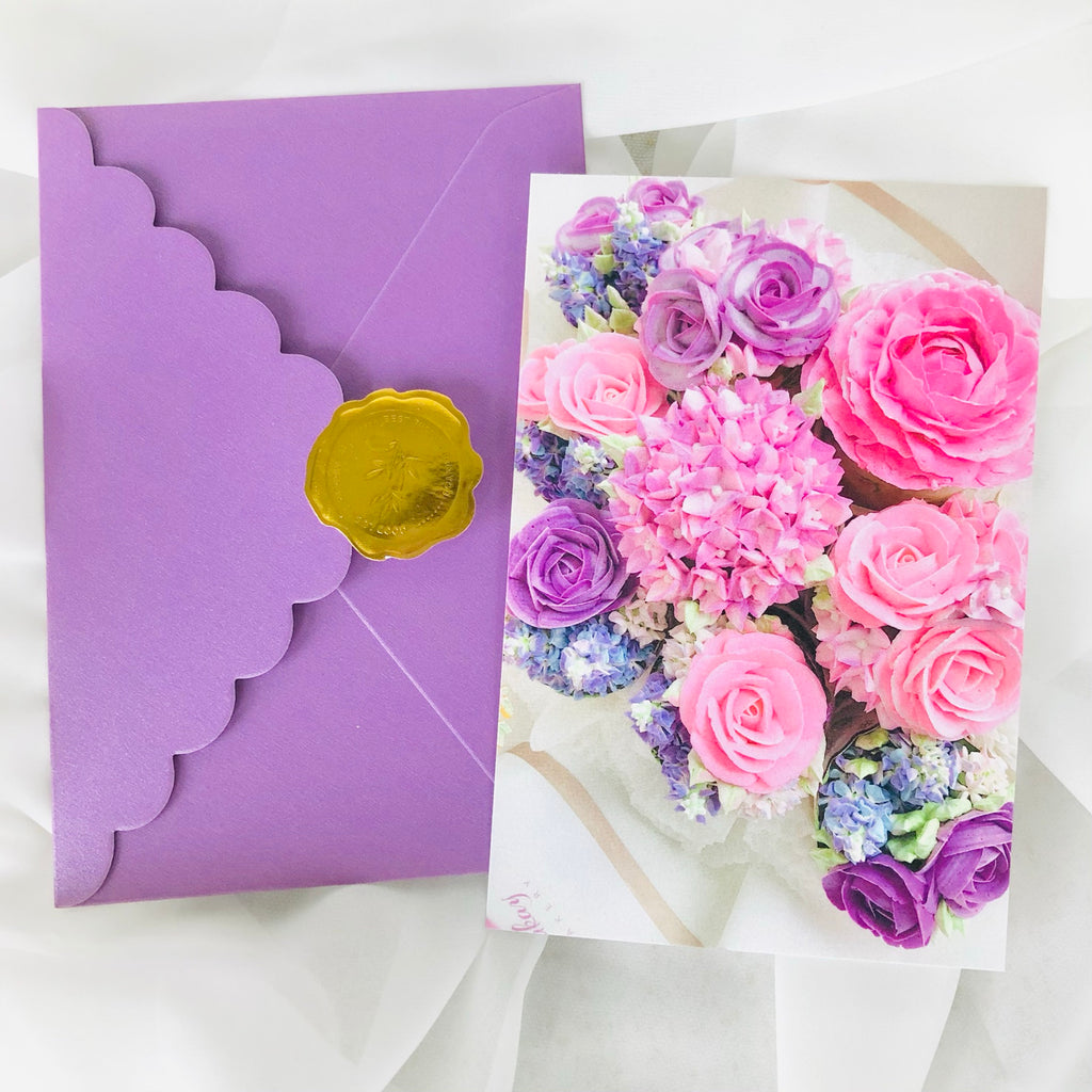Purple Lover’s Garden Cupcake Bouquet