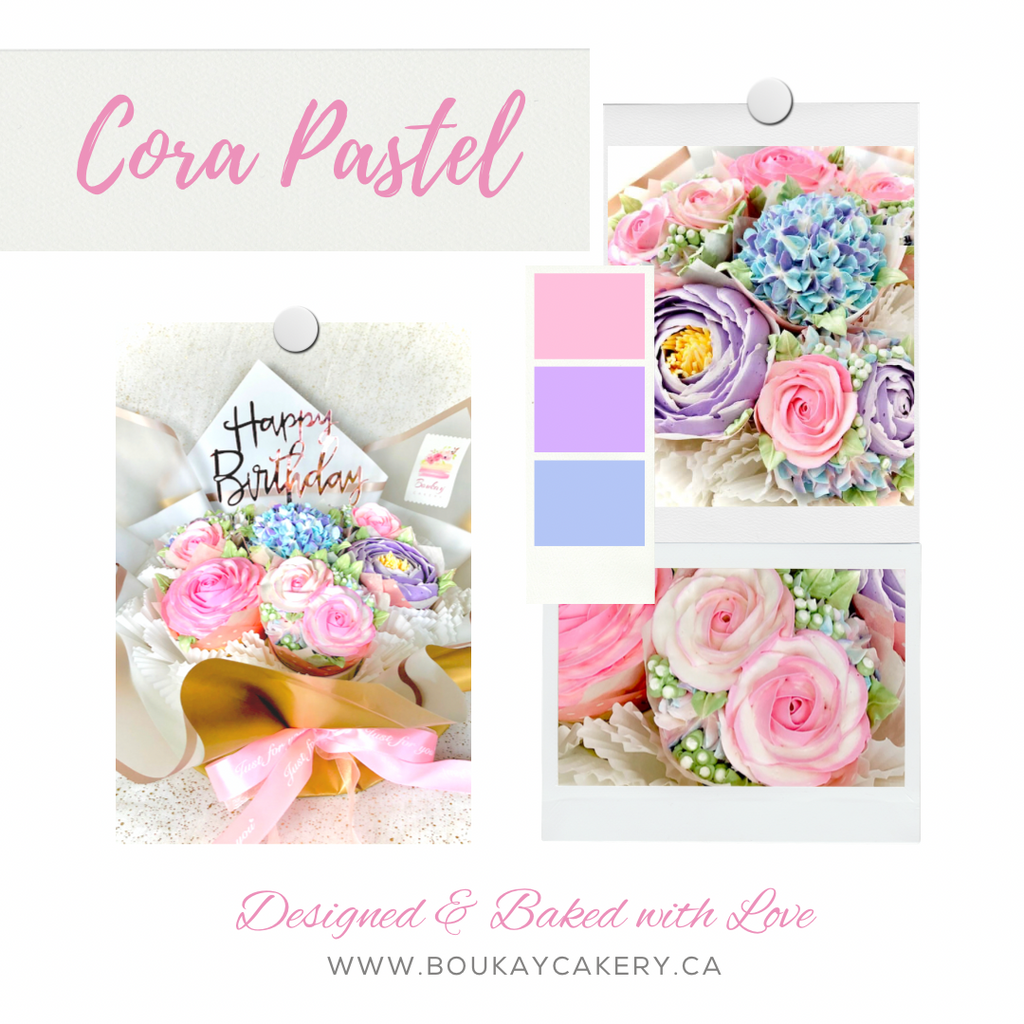 Cora Pastel Cupcake Bouquet
