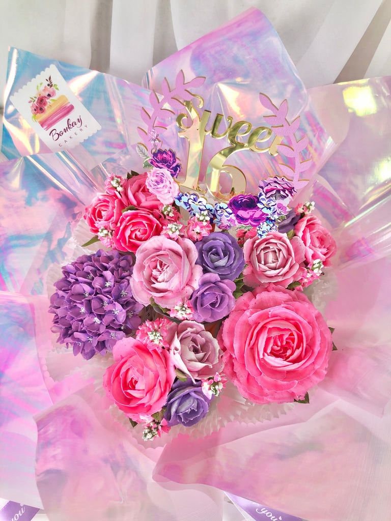 Sweet 16, 18 & 21 Cupcake Bouquet