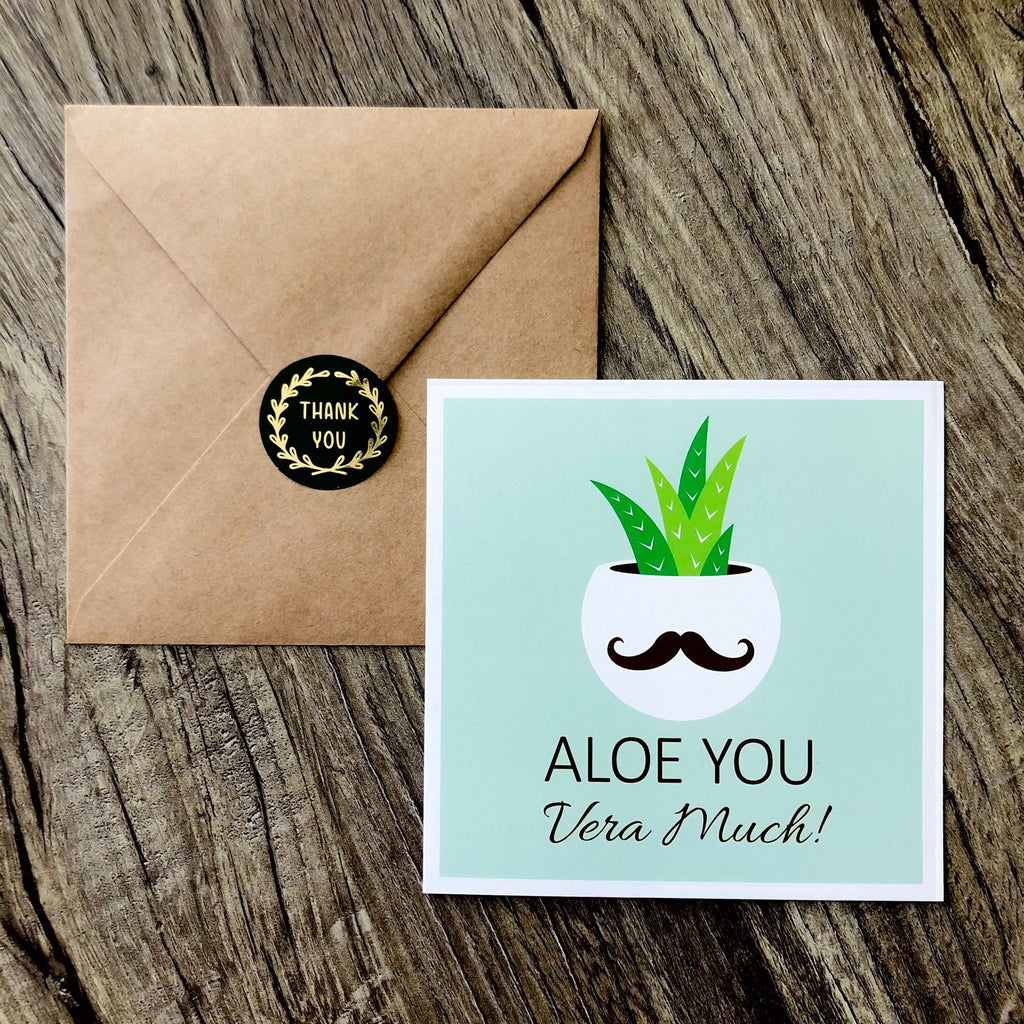 "Aloe You Vera Much!" Card